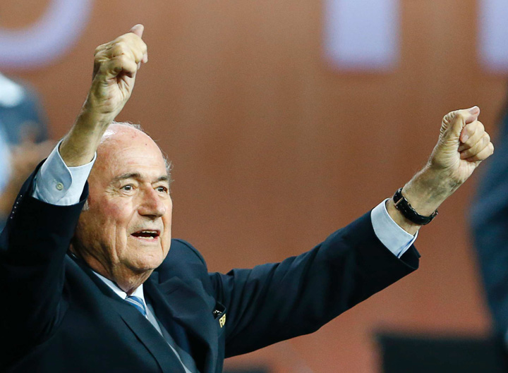 sepp-blatter-giving-victory-speech-data - Ziarul National
