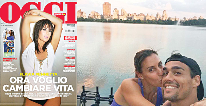 Pennetta, pictorial sexy inainte de nunta