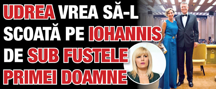 Udrea vrea sa-l scoata pe Iohannis de sub fustele Primei Doamne