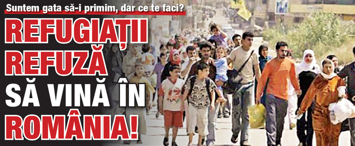 Refugiatii refuza sa vina in Romania!