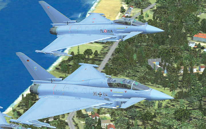 Avioane germane patruleaza complet inarmate deasupra tarilor baltice