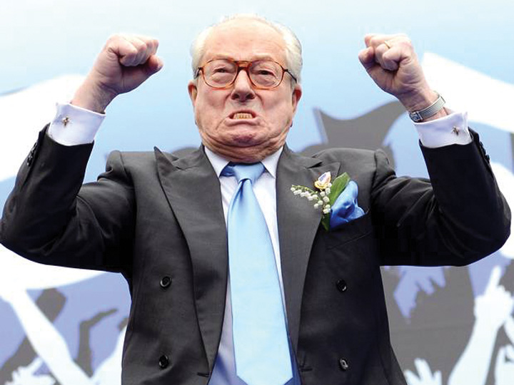 Exclus din FN, Jean Marie Le Pen si-a facut partidul ”Adunarea Albastra Alba Rosie”