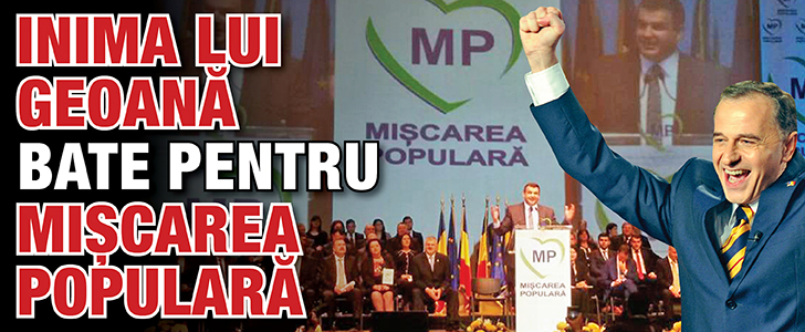 Inima lui Geoana bate pentru Miscarea Populara