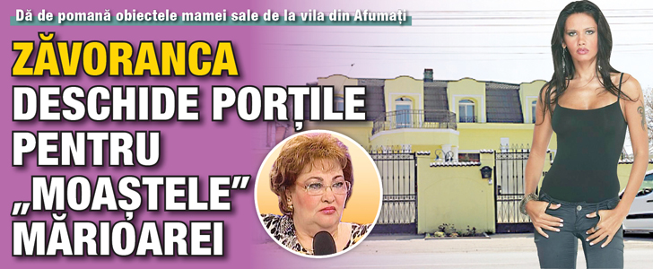 Zavoranca deschide portile pentru “moastele” Marioarei