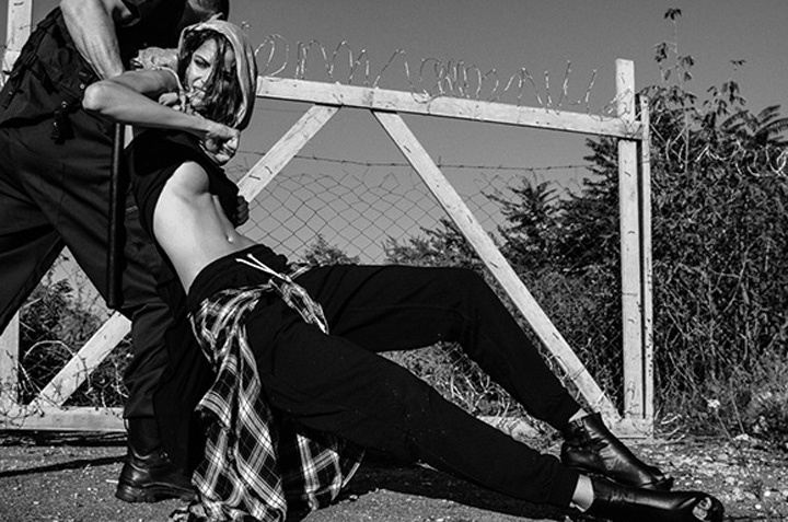 Un fashion shooting pe tema emigrantilor provoaca scandal