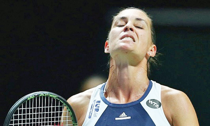 during the BNP Paribas WTA Finals at Singapore Sports Hub on Oct - Ziarul National