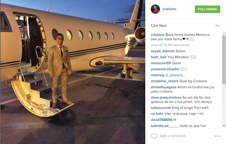Cristiano Ronaldo si-a cumparat un avion