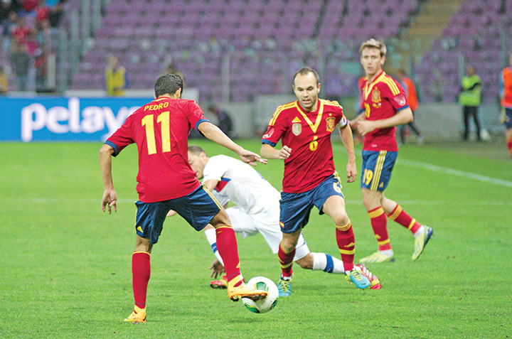 Spania lui Iniesta vine la Bucuresti