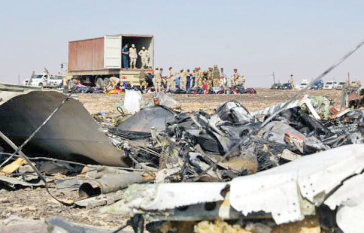 Un zgomot neidentificat la bordul avionului rusesc inaintea exploziei