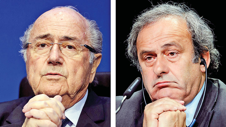 Blatter si Platini, exclusi pe viata din fotbal?