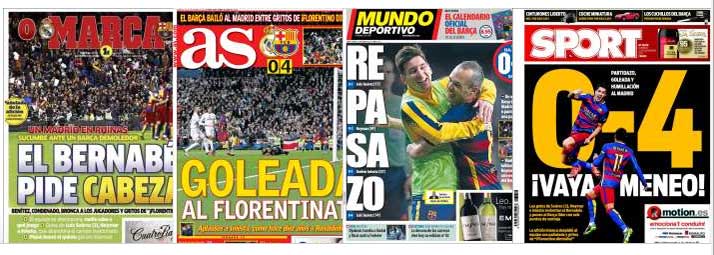 Real Madrid – demolata de FC Barcelona, scor 0-4. A fost El ClasiKO!