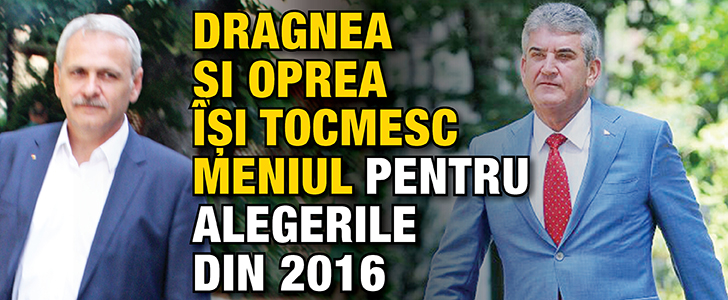 Dragnea si Oprea isi tocmesc meniul pentru alegerile din 2016