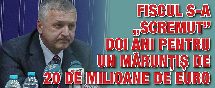 Fiscul s-a „scremut” doi ani pentru un maruntis de 20 de milioane de euro