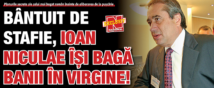 Bantuit de Stafie, Ioan Niculae isi baga banii in Virgine!