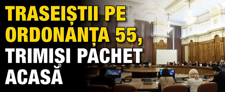 Traseistii pe Ordonanta 55, trimisi pachet acasa