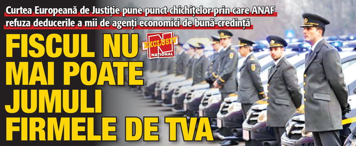 Fiscul nu mai poate jumuli firmele de TVA