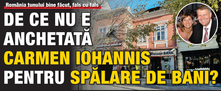 De ce nu e anchetata Carmen Iohannis pentru spalare de bani?