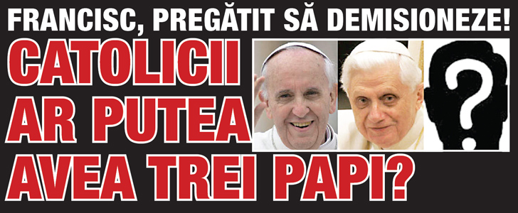 Papa Francisc, pregatit sa demisioneze?