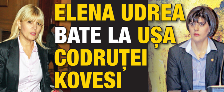 Elena Udrea bate la usa Codrutei Kovesi