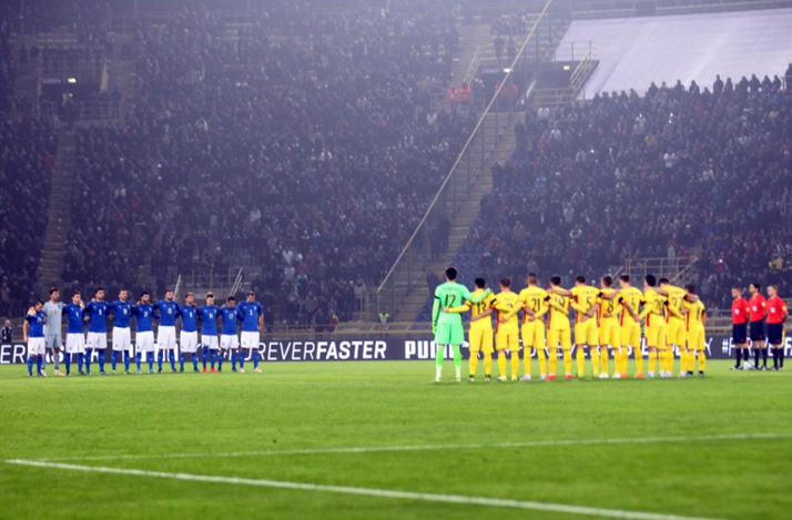 Nationala Romaniei a incheiat la egalitate meciul cu Italia, 2-2 la Bologna