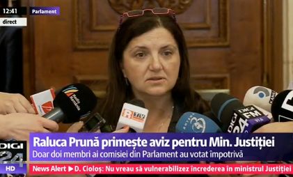 Raluca Pruna a primit aviz favorabil pentru sefia Ministerului Justitiei: Stiu ca sunt asteptari publice extrem mari
