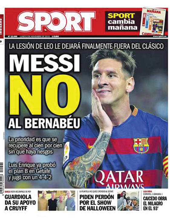 „El Clasico” fara Messi? 20 milioane euro pierderi din publicitate!
