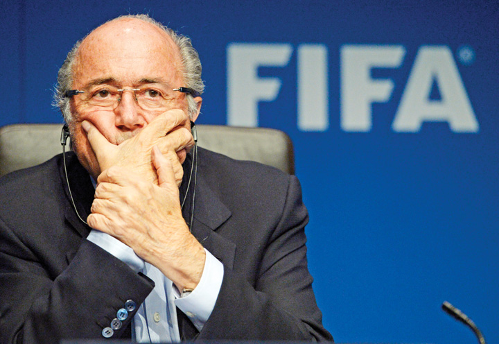 File - Sepp Blatter - Ziarul National