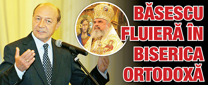 Basescu fluiera in Biserica Ortodoxa
