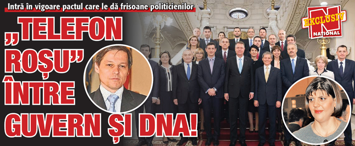 „Telefon rosu” intre Guvern si DNA!