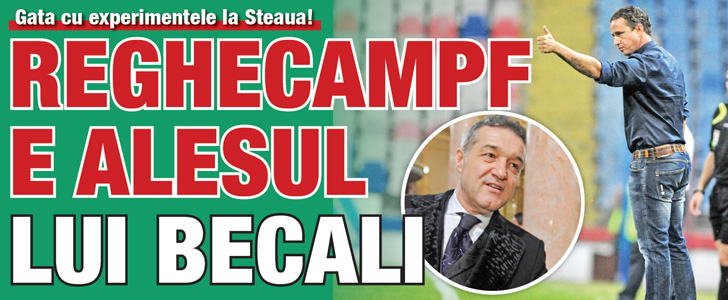 Gata cu experimentele la Steaua! Reghecampf e alesul lui Gigi
