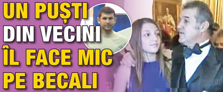 Un pusti din vecini il face mic pe Gigi Becali