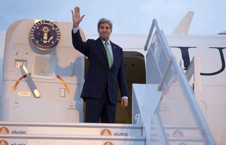 John Kerry a parcurs peste 1,5 milioane de kilometri de la numirea in functie
