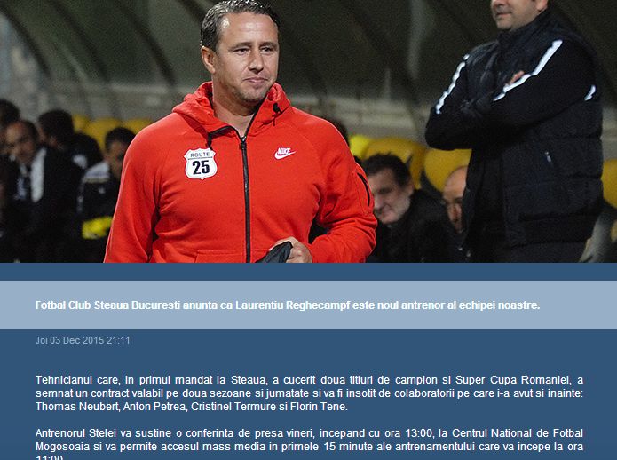 Litex are antrenor, Reghecampf e oficial noul tehnician al Stelei. Caz clasat
