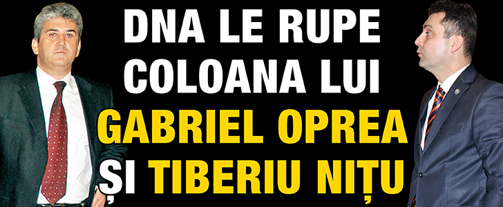 DNA le rupe coloana lui Gabriel Oprea si Tiberiu Nitu