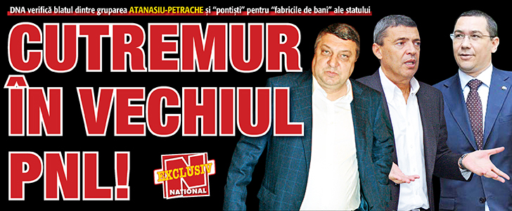 DNA verifica blatul. Cutremur in vechiul PNL!