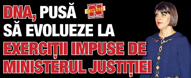 DNA, pusa sa evolueze la exercitii impuse de Ministerul Justitiei