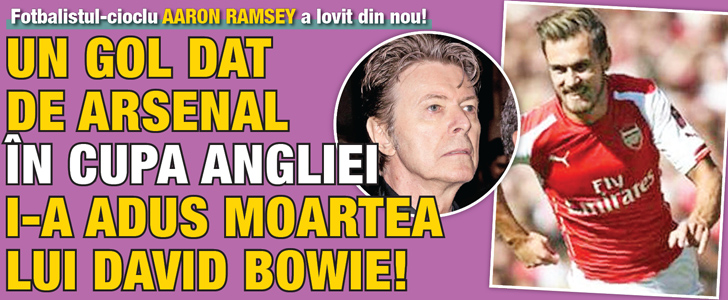 Un gol dat de Arsenal in Cupa Angliei i-a adus moartea lui David Bowie!