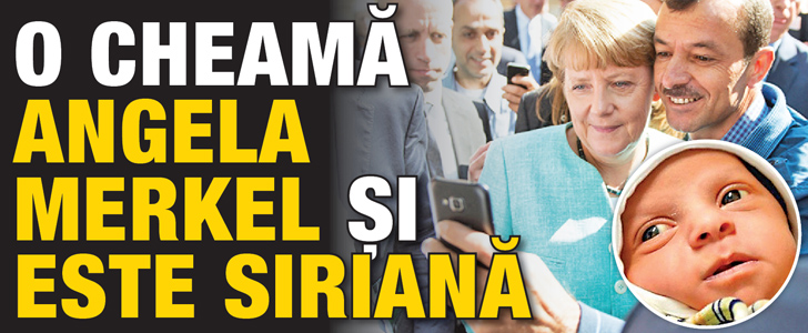 O cheama Angela Merkel si este siriana
