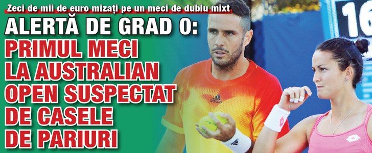 Alerta de grad 0: primul meci la Australian Open suspectat de casele de pariuri!