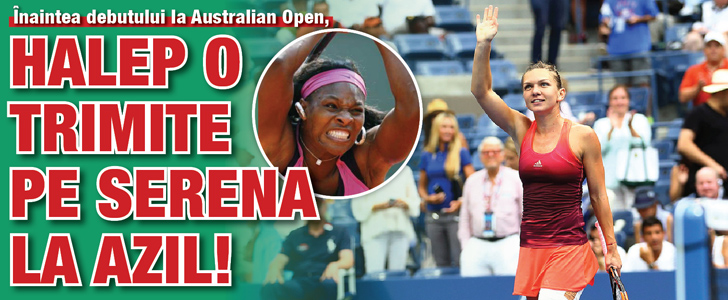 Halep o trimite pe Serena la azil!