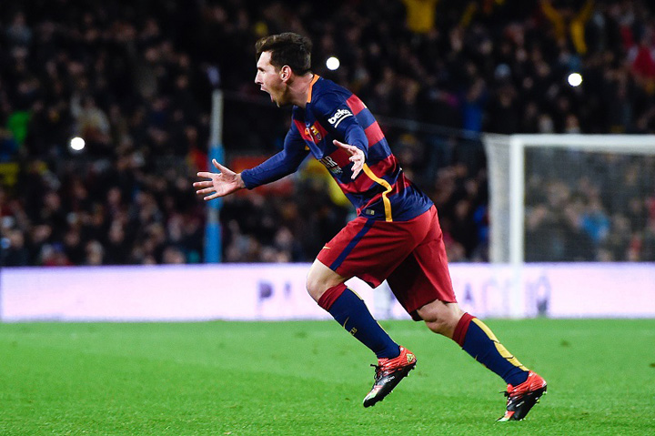 Calcat in picioare de Messi