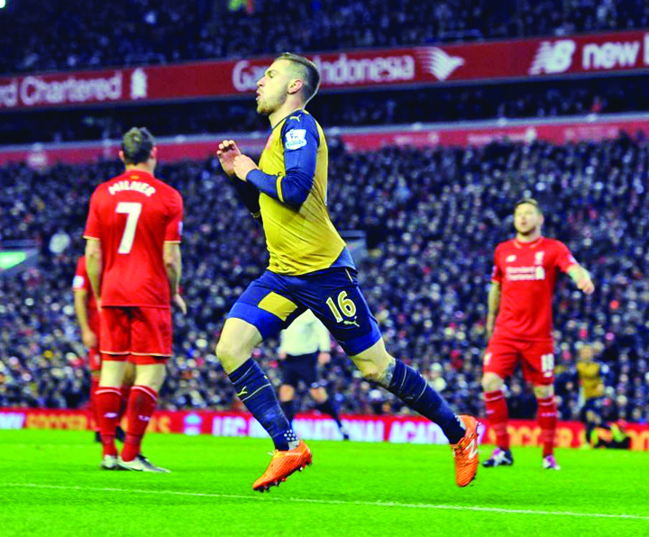 Aaron Ramsey a punctat miercuri, joi a murit marele actor Alan Rickman!