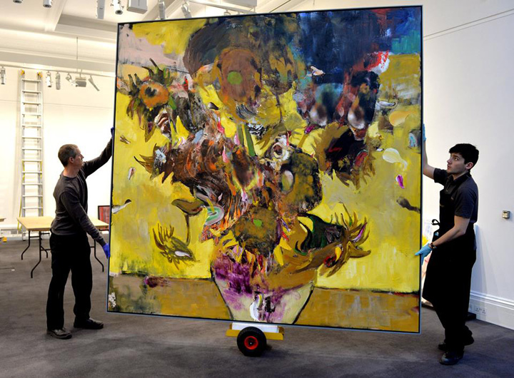 3.117.000 de lire pentru tabloul romanului Adrian Ghenie