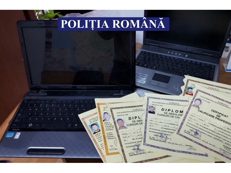 Mai multe persoane, retinute de oamenii legii pentru falsificare de diplome