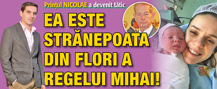 Ea este stranepoata din flori a Regelui Mihai