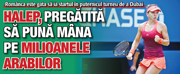 Halep, pregatita sa puna mana pe milioanele arabilor