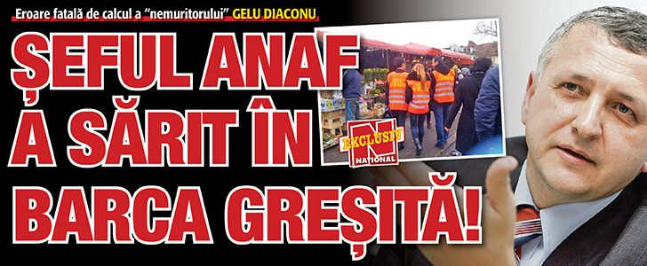 Seful ANAF a sarit in barca gresita!