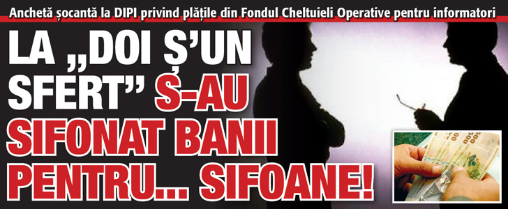 La „Doi s’un sfert” s-au sifonat banii pentru… sifoane!