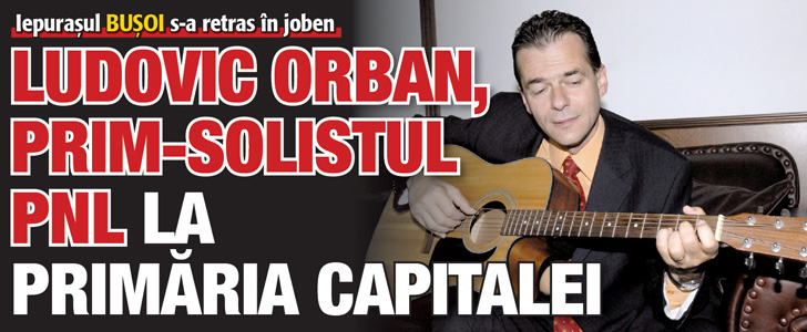 Ludovic Orban, prim-solistul PNL la Primaria Capitalei