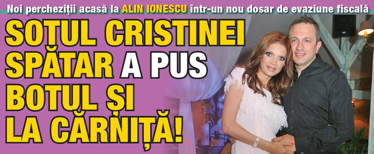 Sotul Cristinei Spatar a pus botul si la carnita!